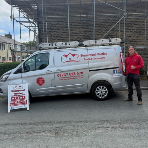 Andrew Jones, owner of Storm Proof Plastics & Roofing